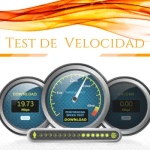 Test de velocidad ADSL y Fibra optica